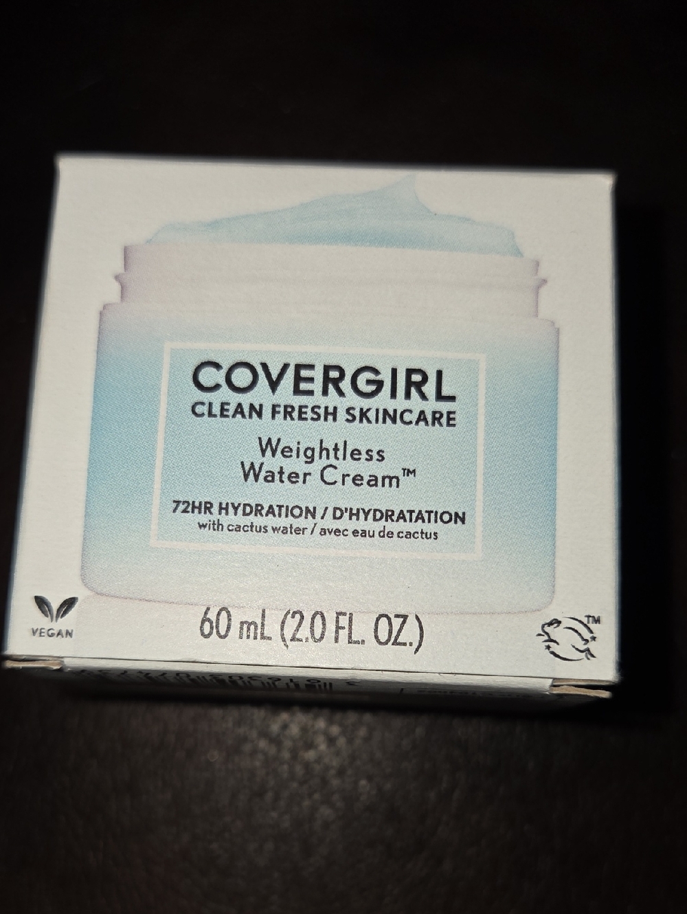 COVERGIRL Light Blue Weightless Water Cream Moisturizer